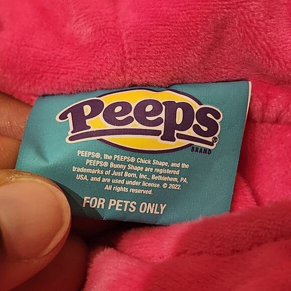 Pink Peeps Dog or Cat Halloween Easter Bunny Costume Small - Picture 3 of 8